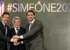 temporada 14/15. Acto renovación Simeone en el Estadio Vicente Calderón