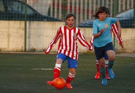 Temp. 2014-2015. Alevín A del Féminas durante un amistoso