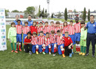 Día Internacional del Fútbol y la Amistad. Partido entre los alevines del Atlético Madrileño A y el Pozuelo CF.