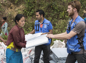 ACNUR ayuda en Nepal