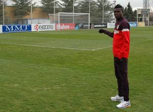 Thomas explica desde donde marcó el gol con el Atlético B al Tenerife. Temporada 12/13