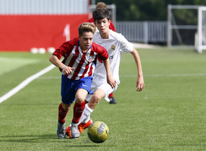 temporada 15/16. Partido Atlético de madrid Infantil