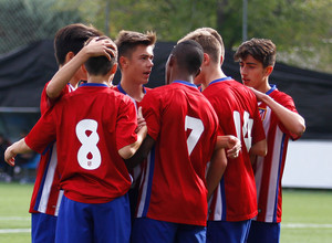 Temporada 2015-2016. Partido del Cadete 'B' contra el San Sebastián de Los Reyes.