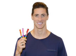 Fernando Torres en la imagen de la campaña ‘Un Juguete, Una Ilusión’