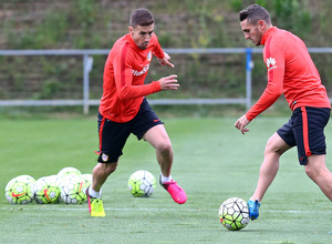 Temporada 2015-2016.Entrenamiento en la Ciudad Deportiva Wanda Atlético de Madrid 13-05-2016.