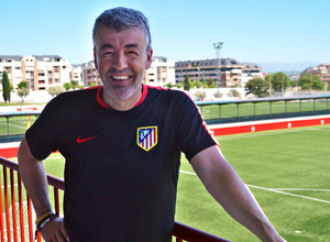Temporada 2015-2016. Óscar Fernández, entrenador del Juvenil división de honor. 