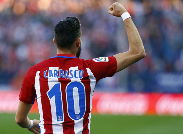 Club Atlético de Madrid · Web oficial - Carrasco: “Thanks to the team, I'm  at a very good moment