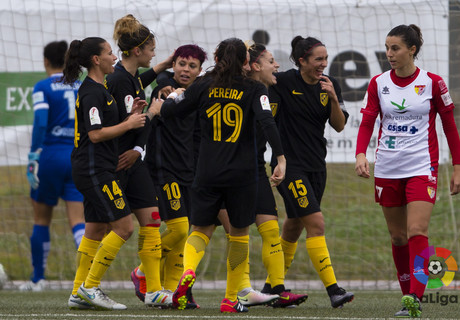 Temp. 16/17 | Santa Teresa - Atl&eacute;tico de Madrid Femenino | Celebraci&oacute;n