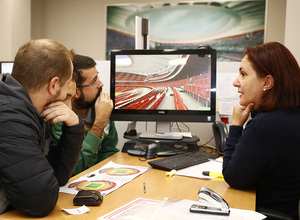 Temporada 16/17. Socios eligiendo asiento nuevo estadio