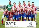 Temporada 2012-2013. Once del Féminas en el partido de ida de Copa ante el Athletic