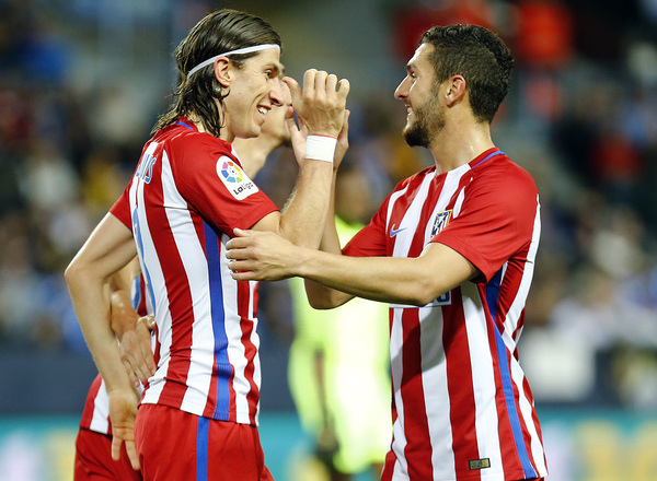 Club Atlético de Madrid · Web oficial - Koke and Filipe Luis sentence Málaga