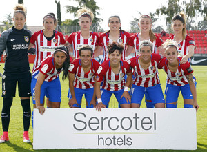 Temporada 2016-2017. Partido entre el Atlético de Madrid Femenino contra Santa Teresa. 22_04_2017.