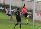 Ivi marcó así el primer gol en el partido del ATM Juvenil DH frente a Las Palmas en Copa