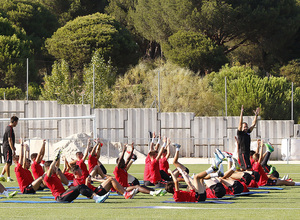 Temp. 17-18 | Primer entrenamiento de la temporada del Atlético de Madrid B
