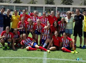 Atlético de Madrid Femenino B campeón del torneo Indalo Cup
