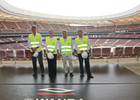 Temporada 17/18. Visita Cifuentes al Wanda Metropolitano.