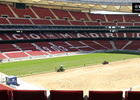 Wanda Metropolitano | Instalación del césped | 05/09/2017