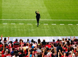 temporrada 2017-18. Simeone. Vista desde de los banquillos. Experiencia banquillo.