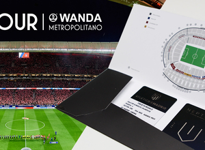 Temporada 2017-18. Tarjeta regalo - Tour Wanda Metropolitano. Navidad