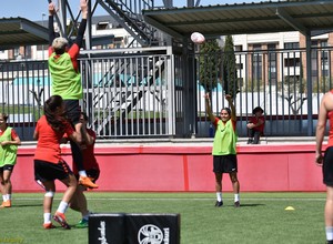 Temp. 17-18 | Atl&eacute;tico de Madrid Femenino | Visita de Patricia Garc&iacute;a jugadora de rugby