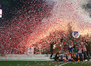 Temporada 17/18 | Final de Lyon de la Europa League | Olympique de Marsella - Atlético de Madrid | Celebración