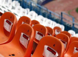 Retirada de butacas del Vicente Calderón