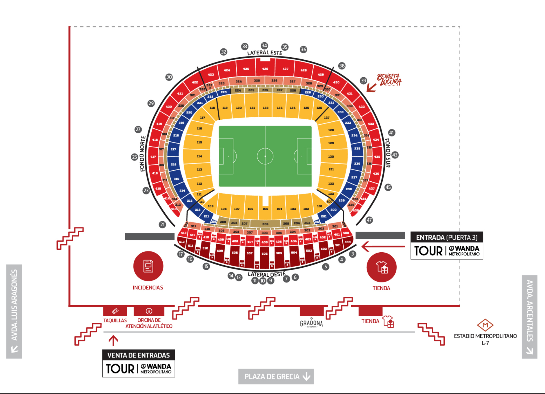 azafata Betsy Trotwood Precaución Club Atlético de Madrid · Web oficial - ¡Visita el Wanda Metropolitano en  familia antes del final de las vacaciones!