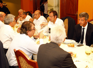 Comida Institucional con motivo del primer partido de la Supercopa