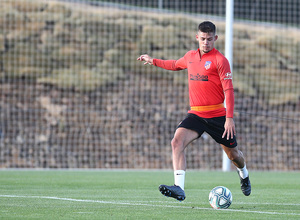 Temporada 19/20. Entrenamiento en los Ángeles de San Rafael. Montero durante el entrenamiento