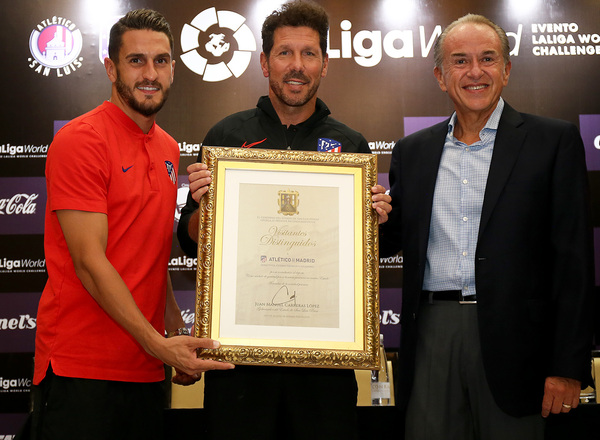 Club Atlético de Madrid · Web oficial - El gobernador de San Luis Potosí  recibe al Atlético