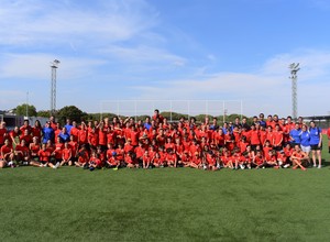 Temp. 19-20 | Visita Atlético de Madrid Femenino al Campus de la Fundación