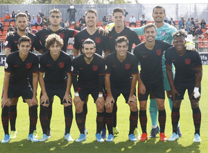 Temporada 19/20 | Rayo Majadahonda - Atlético de Madrid B | Once de negro