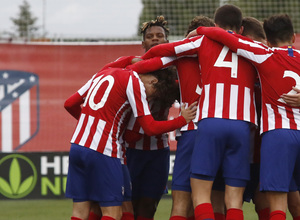 Temp. 19-20 | Youth League | Atlético de Madrid Juvenil A - Bayer Leverkusen | Celebración