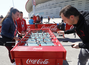 Fan zone futbolines