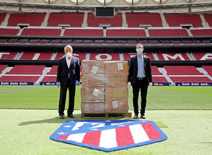 Temp. 19-20 | Donación de mascarillas al concejal de San Blas | Wanda Metropolitano | Enrique Cerezo | Fundación