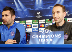 temporada 13/14. Champions. Rueda de prensa. Austria de Viena