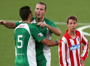 temporada 13/14. Partido Atlético C. En el Cerro del espino