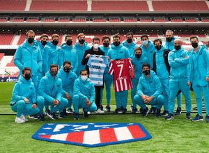 Visita selección argentina Rugby 7 a Wanda Metropolitano