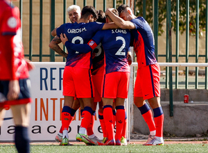 Temporada 21-22 | Torrejón-Atleti B | Piña celebración