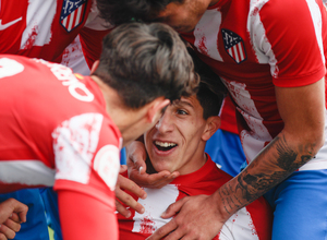 Temp. 21-22 | Atlético de Madrid B - Pozuelo | Celebración Giuliano