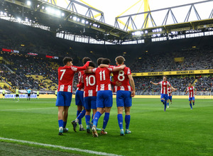 Temp. 21-22 | Youth League | Borussia Dortmund - Atlético de Madrid Juvenil A | Currás celebración