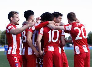 Temporada 21-22 | Getafe B-Atlético de Madrid B | Piña Celebración