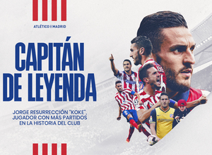 Koke, capitán de leyenda