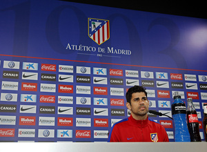 temporada 13/14. rueda de prensa de Diego Costa en Majadahonda