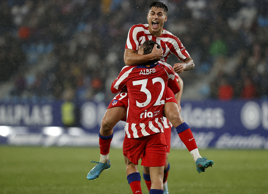 The Action From SD Ponferradina-Atleti - Club Atlético De Madrid