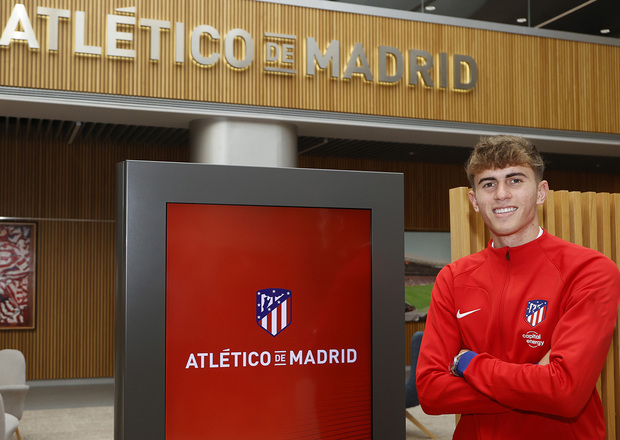Adrián Niño renueva con el Atlético de Madrid (Foto: ATM).