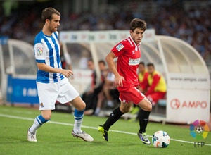 Mikel González, defensa de la Real Sociedad