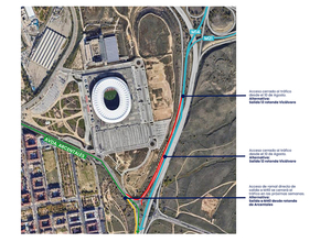 accesos estadio