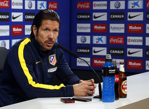 temporada 13/14. rueda de prensa de Diego Pablo Simeone en Majadahonda
