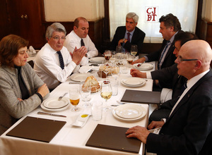 temporada 13/14. Comida de directivas Atlético- Real Sociedad. Juan de Tolosa